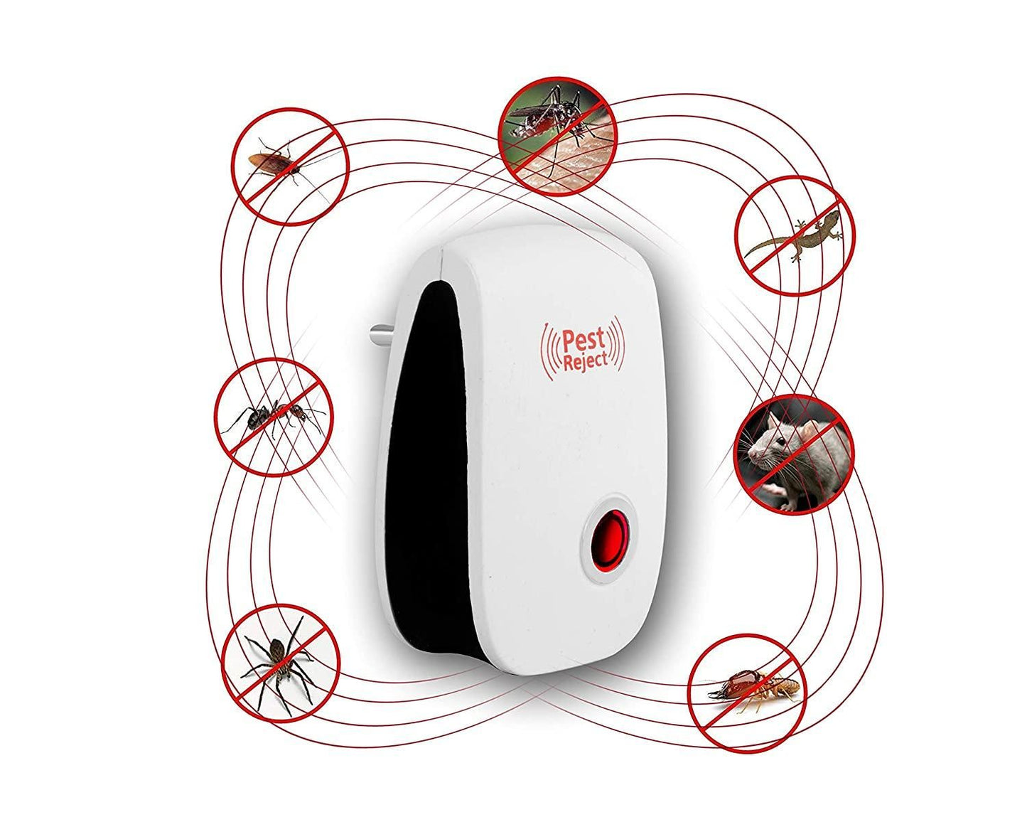 Mosquito Killer - Ultrasonic Pest Repeller For Rat, Mice, Cockroach, Insects, Ants, Mosquito Reject